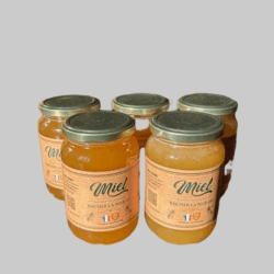 lot de 5 pots de miel d'été de 500g (livraison comprise)