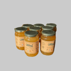lot de 8 pots de miel d'été de 500g (livraison comprise)